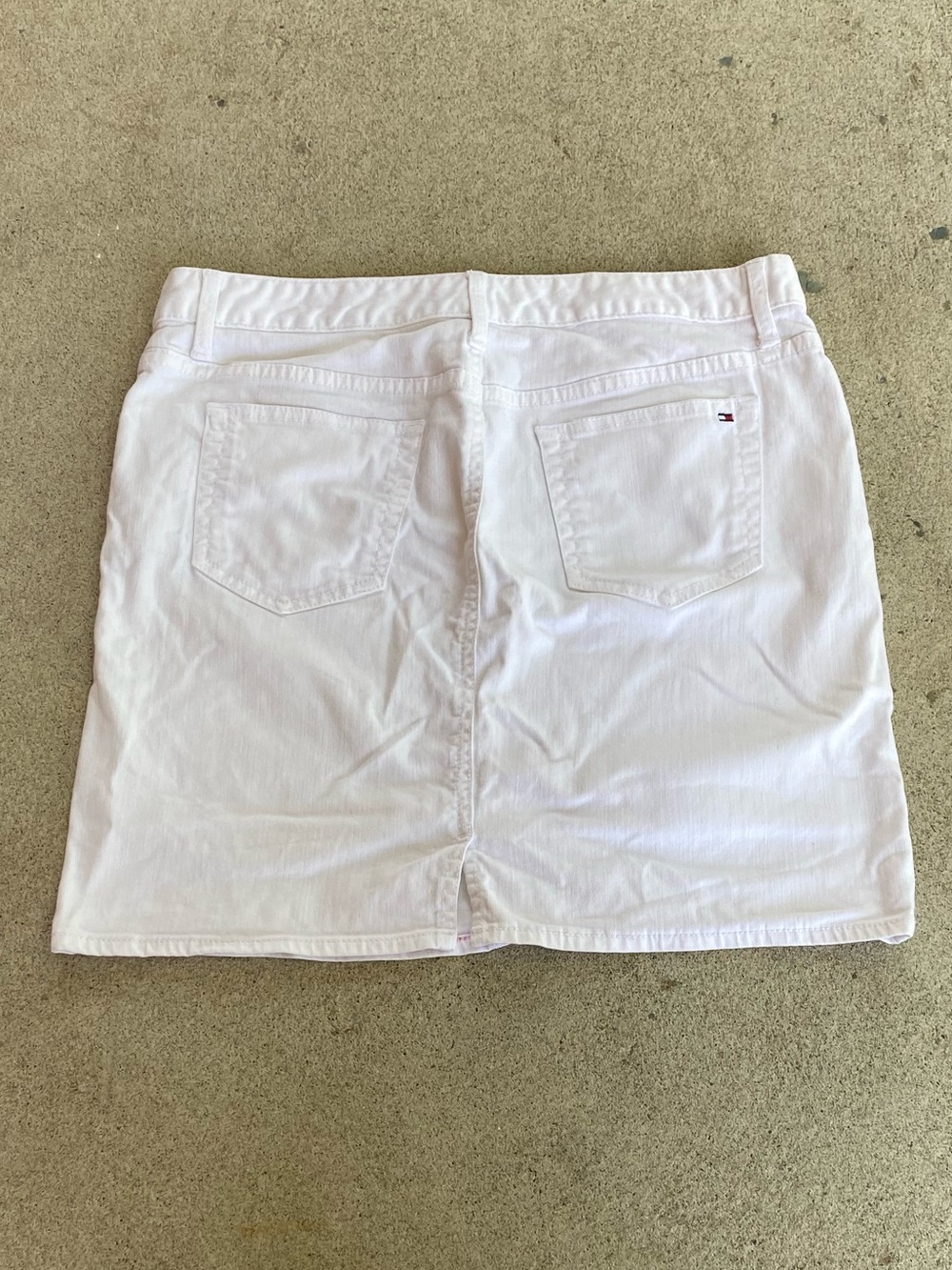 Tommy Hilfiger White Preppy Skirt